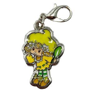 Vintage Strawberry Shortcake Lemon Meringue Clip On Charm Zipper Pull Bag